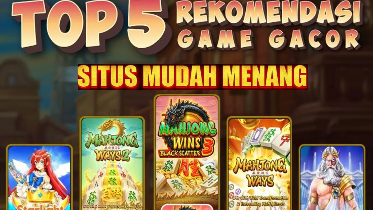 LUNABET78: TOP 5 REKOMENDASI GAME GACOR, SITUS MUDAH MENANG PILIHAN TERBAIK HARI INI